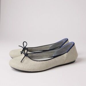 Rothys The Ballet Flat Women’s 10 Camel Round Toe Bow Shoes Casual Slip Ons